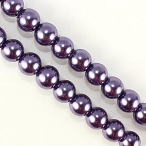 4mm Glass Pearl - Mauve